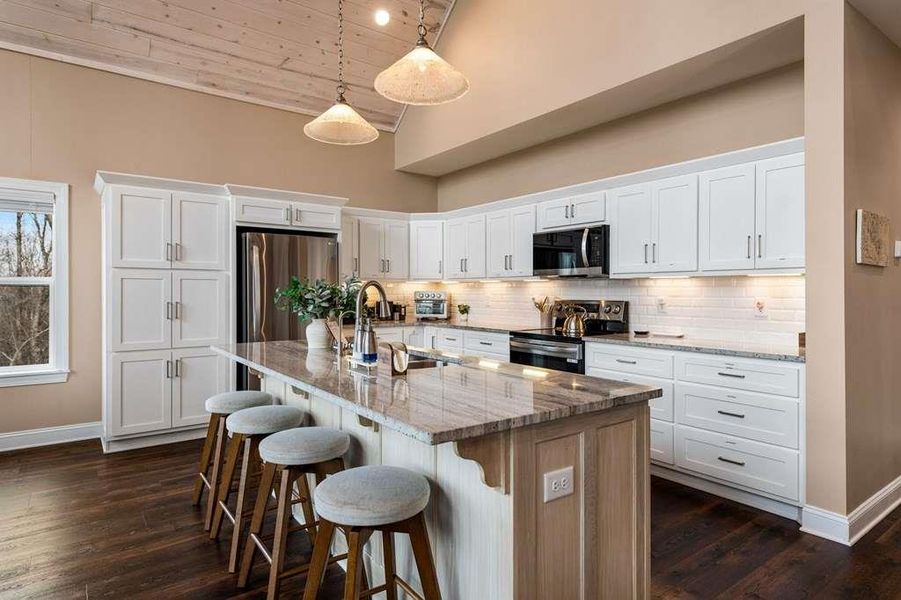 Furnished interior view inside a new home in , Talking Rock (Image 7).
