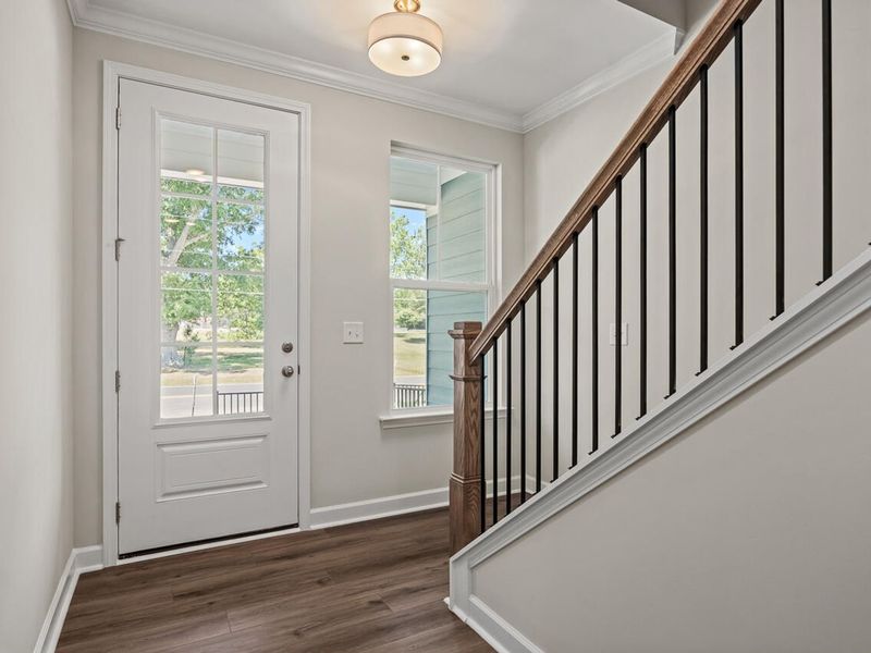 Spacious, unfurnished interior of a new home in Camden Park, Knightdale (Image 13). Spacious, unfurnished interior of a new home in Camden Park, Knightdale (Image 13).