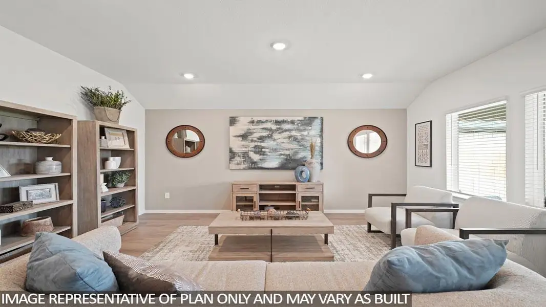 Furnished interior view inside a new home in Granger Pines, Conroe (Image 13).