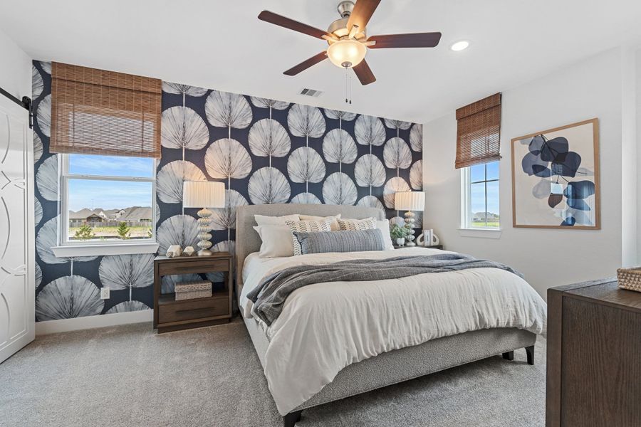 Furnished interior view inside a new home in Bridgeland, Cypress (Image 12). Furnished interior view inside a new home in Bridgeland, Cypress (Image 12).