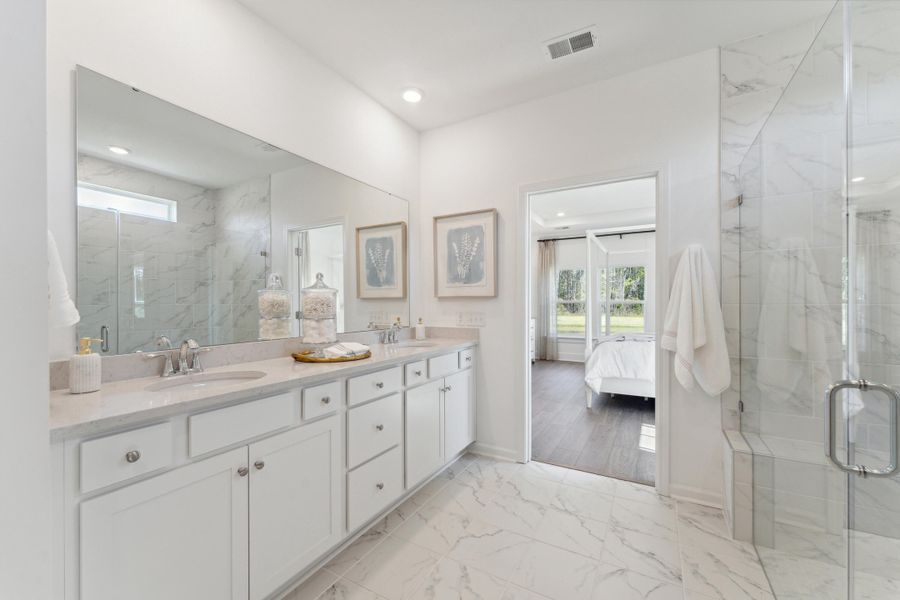 Furnished interior view inside a new home in Horizons at Summers Corner | 55+, Summerville (Image 7).