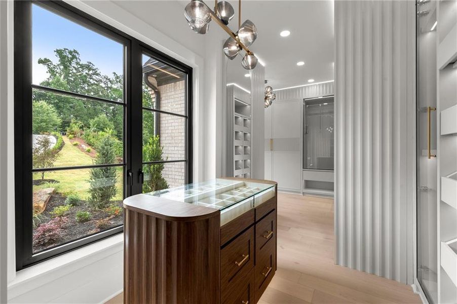 Furnished interior view inside a new home in , Alpharetta (Image 59).