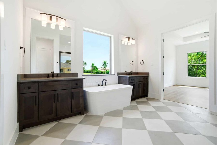 Furnished interior view inside a new home in Chapel Bend, Montgomery (Image 11). Furnished interior view inside a new home in Chapel Bend, Montgomery (Image 11).