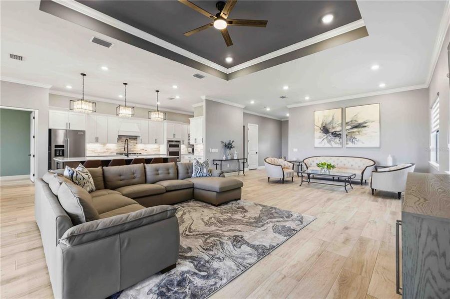 Furnished interior view inside a new home in , Nokomis (Image 12).