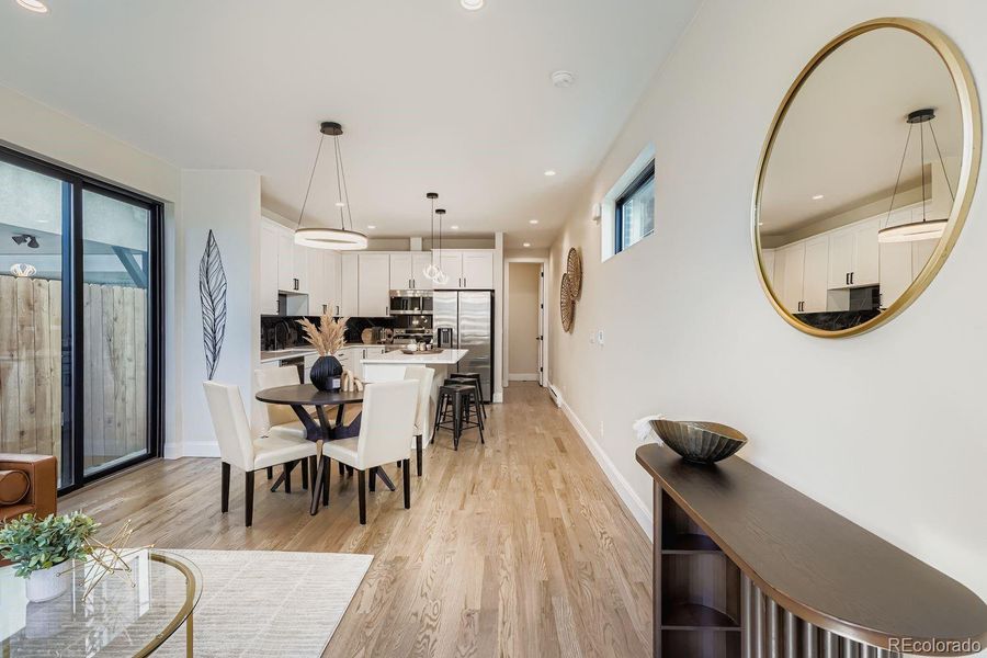 Furnished interior view inside a new home in , Denver (Image 4).