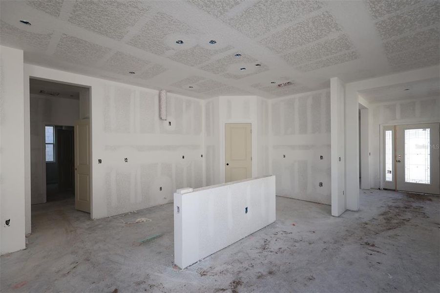 In-progress construction of a new home in Center Lake on the Park, St. Cloud, FL (Image 15).