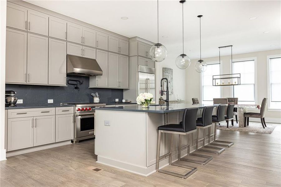 Furnished interior view inside a new home in , Atlanta (Image 45).