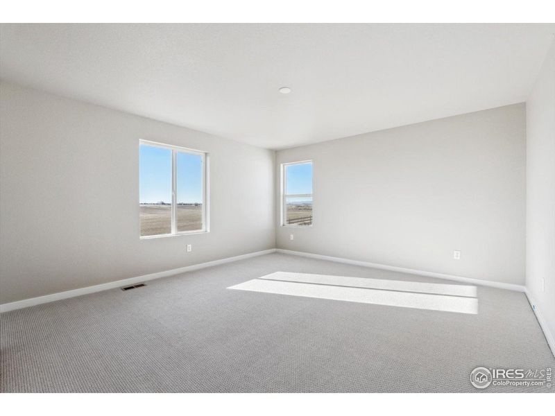Spacious, unfurnished interior of a new home in The Overlook at Johnstown Farms, Johnstown (Image 12). Spacious, unfurnished interior of a new home in The Overlook at Johnstown Farms, Johnstown (Image 12).