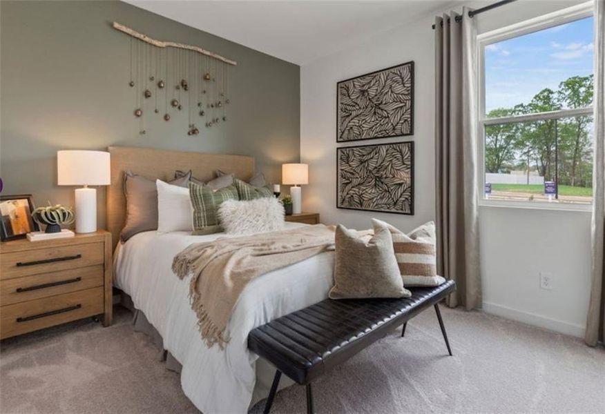 Furnished interior view inside a new home in Reserve at Gum Springs, Jefferson (Image 18).