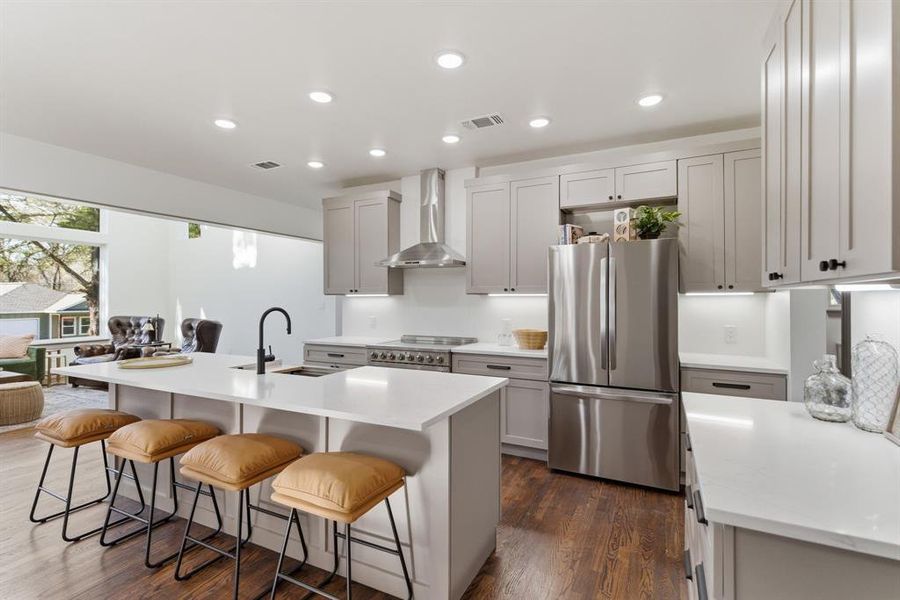 Furnished interior view inside a new home in , Denison (Image 27).