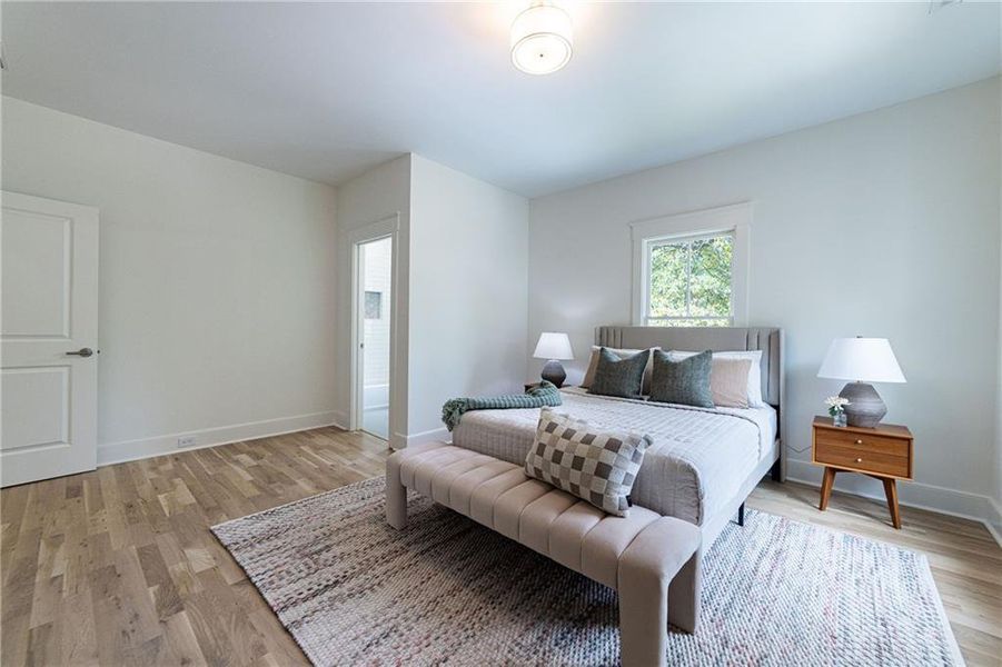 Furnished interior view inside a new home in , Atlanta (Image 45).