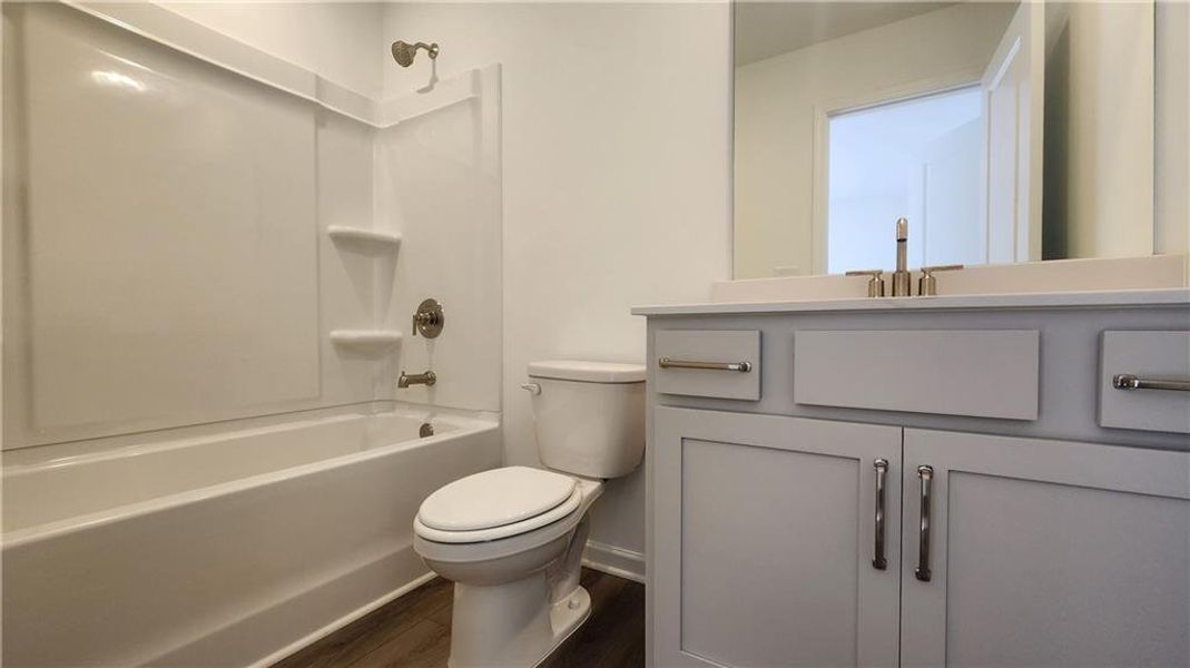 Furnished interior view inside a new home in The Estates at Casteel, Bethlehem (Image 8). Furnished interior view inside a new home in The Estates at Casteel, Bethlehem (Image 8).