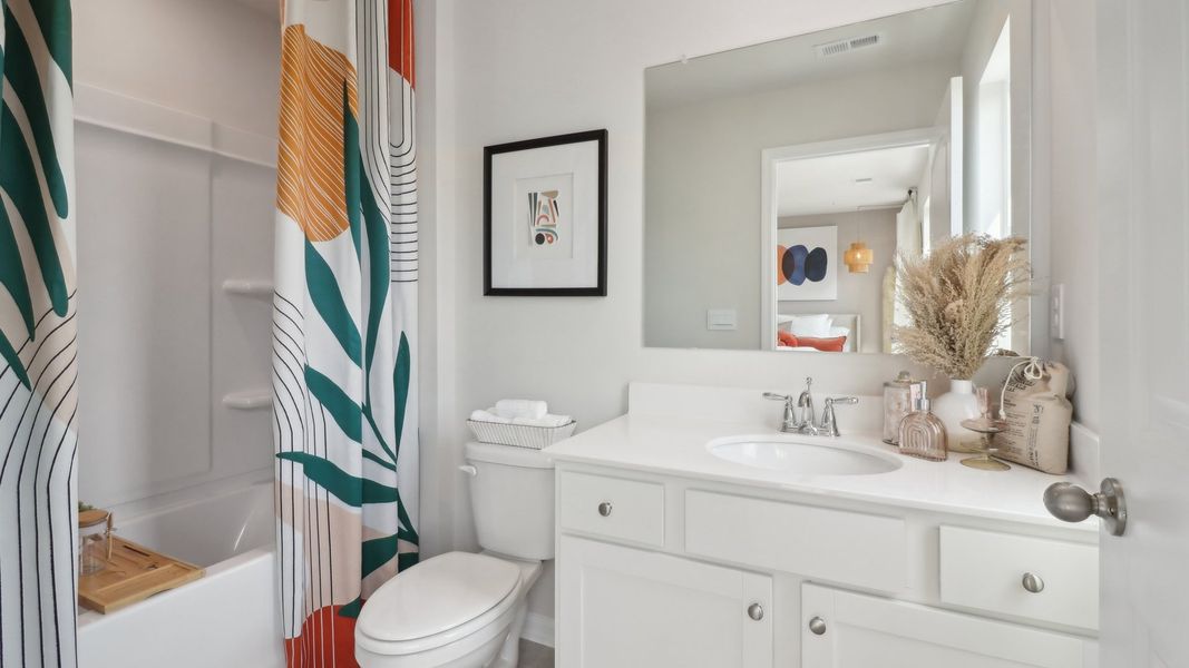 Furnished interior view inside a new home in Townes at Asbury, Hapeville (Image 29). Furnished interior view inside a new home in Townes at Asbury, Hapeville (Image 29).