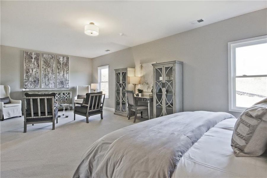 Furnished interior view inside a new home in Courtyards at Traditions, Cumming (Image 29).