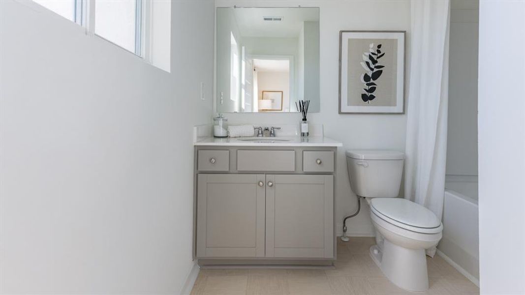 Furnished interior view inside a new home in Mableton Station, Mableton (Image 28).