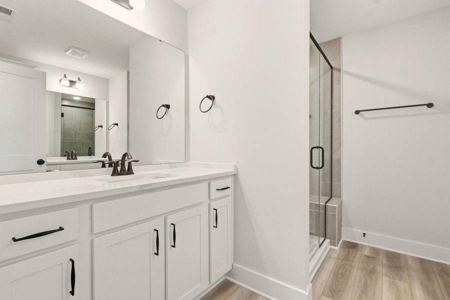 Furnished interior view inside a new home in Harbor Crossing, Greensboro (Image 12).