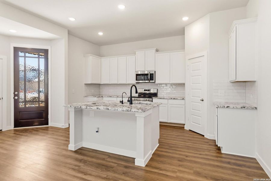 Furnished interior view inside a new home in Applewhite Meadows, San Antonio (Image 3).