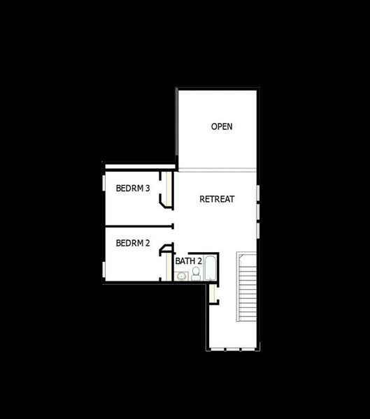 2D floor plan layout of this home in Creekshaw – Gardens, Royse City, TX (Image 2). 2D floor plan layout of this home in Creekshaw – Gardens, Royse City, TX (Image 2).