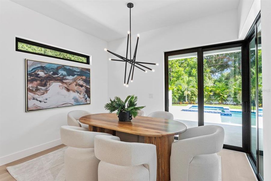 Furnished interior view inside a new home in , Sarasota (Image 21).