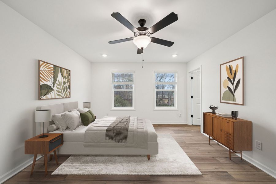 Representative furnished interior of a home built from the Cardiff by Ashton Woods in Eastlyn Crossing - Single Family, Flowery Branch (Image 7).