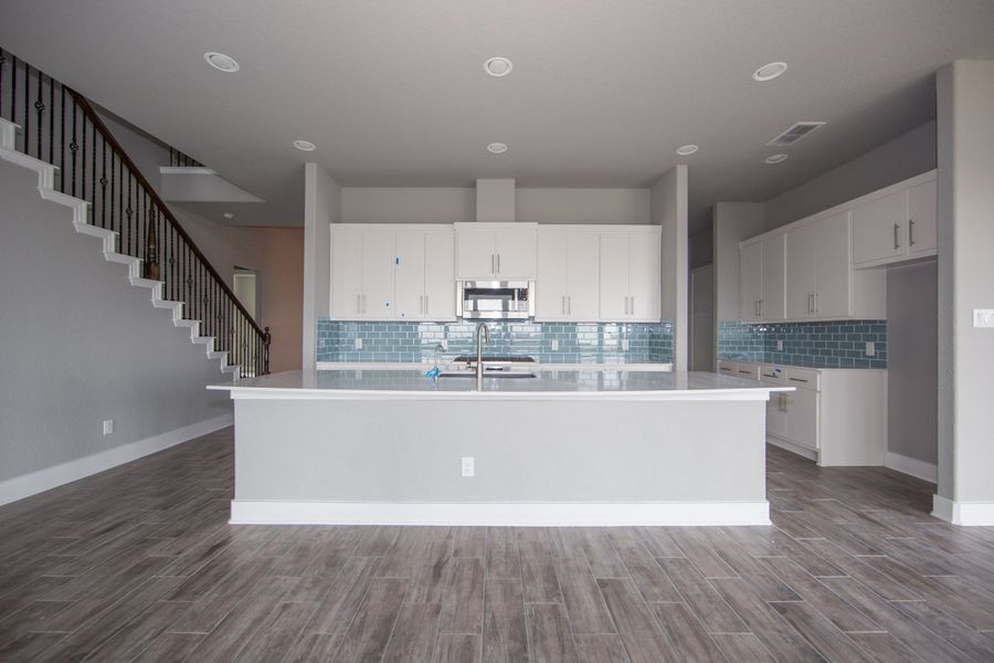 Representative furnished interior of a home built from the The Malta by Whitestone Custom Homes in Johnson Ranch, Bulverde (Image 5).