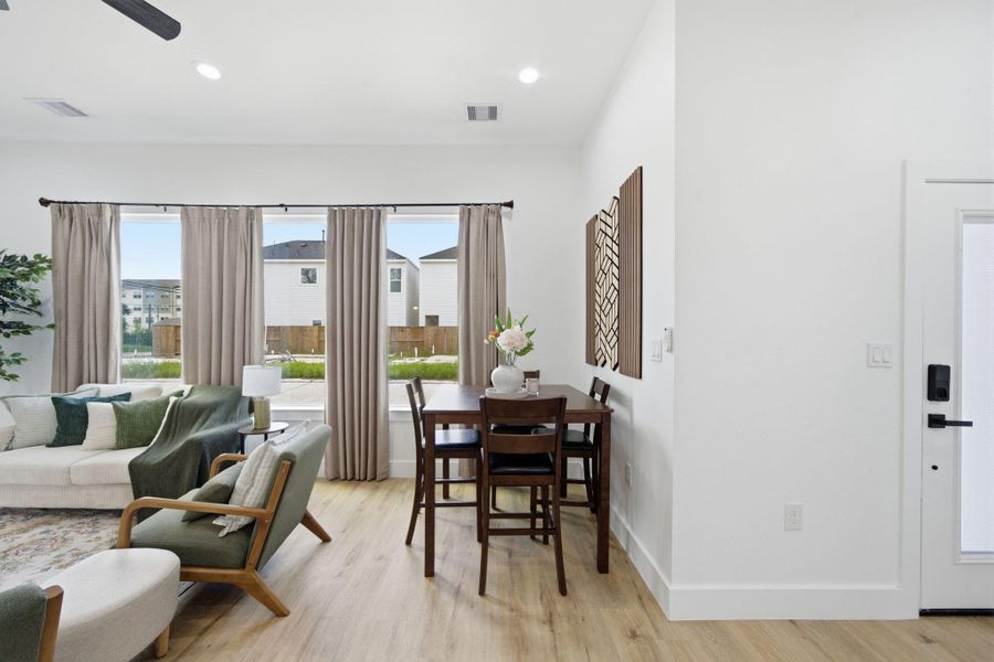 Furnished interior view inside a new home in , Houston (Image 26).