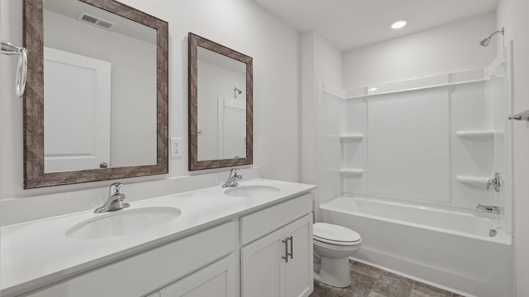 Furnished interior view inside a new home in Durbin Meadows Traditions, Fountain Inn (Image 9).