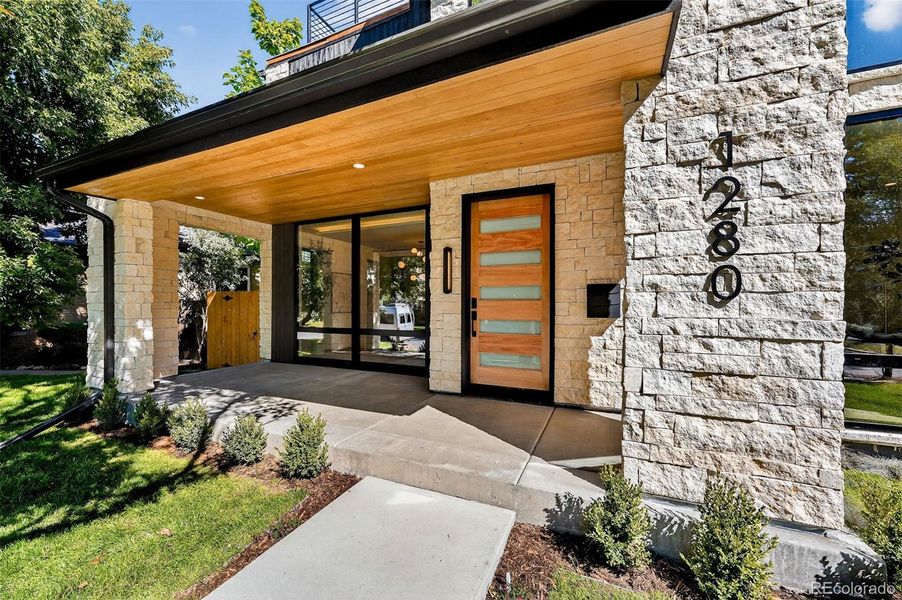 Exterior details and patio area of a home in , Denver (Image 24).