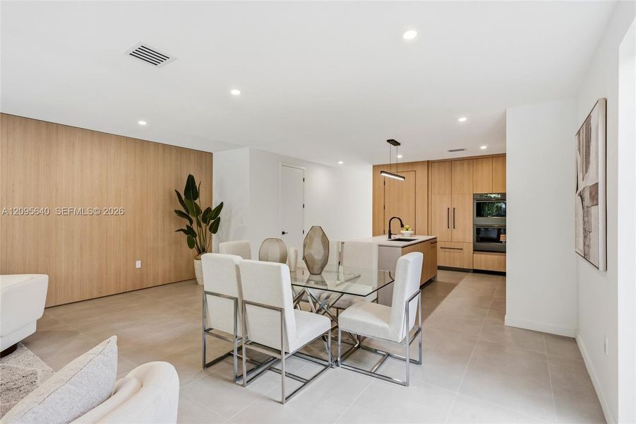 Furnished interior view inside a new home in , Miami (Image 7).