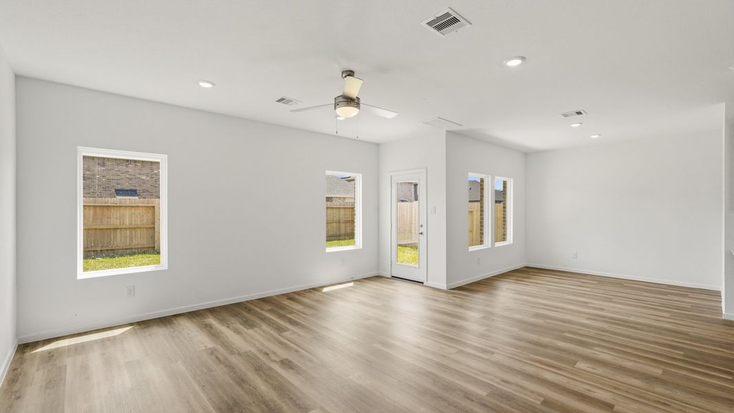 Representative unfurnished interior of a home built from the Kate by D.R. Horton in Cypress Green, Hockley (Image 10). Representative unfurnished interior of a home built from the Kate by D.R. Horton in Cypress Green, Hockley (Image 10).