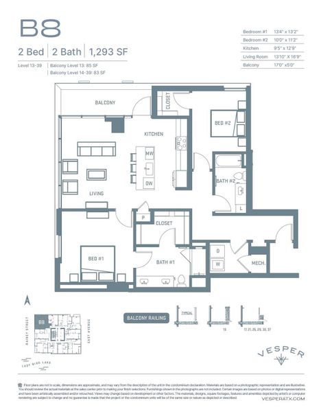 B8 Unit Floor Plan Layout