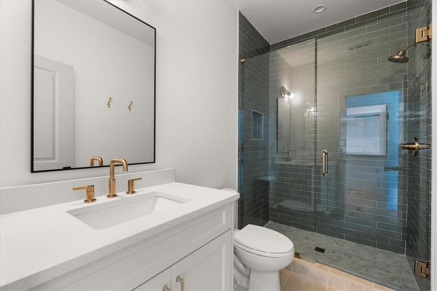 Furnished interior view inside a new home in , Atlanta (Image 11).