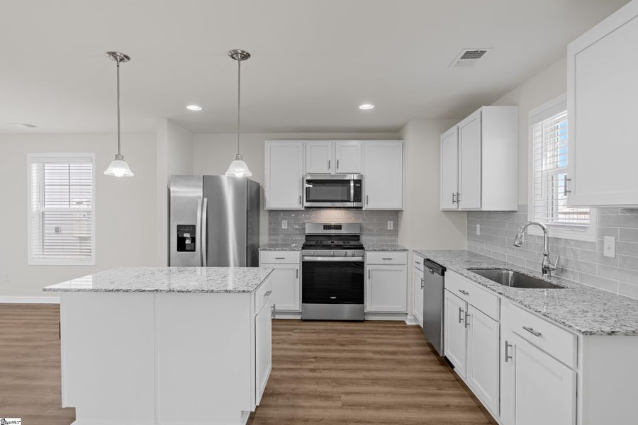 Furnished interior view inside a new home in Hazelwood, Boiling Springs (Image 7). Furnished interior view inside a new home in Hazelwood, Boiling Springs (Image 7).
