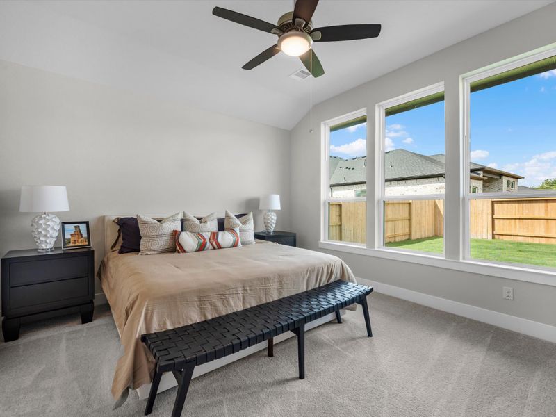 Furnished interior view inside a new home in Oakhill Reserve, Tomball (Image 13).
