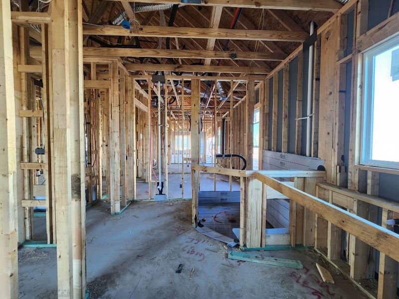 In-progress construction of a new home in Rocky Top, Krum, TX (Image 12).