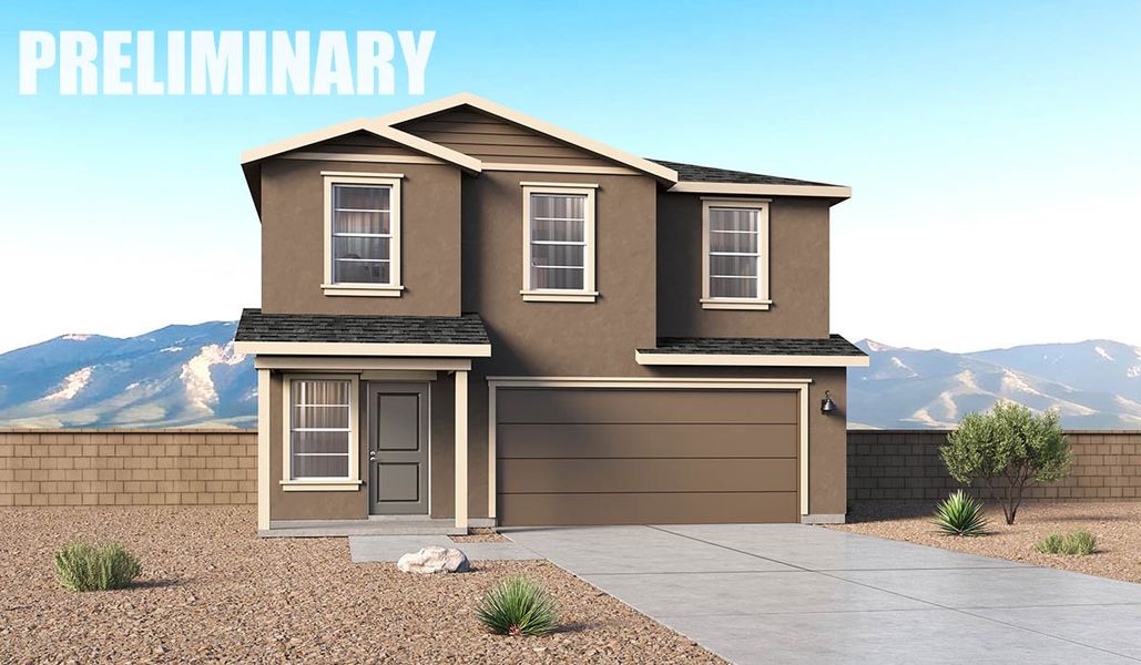 Image 3 representing the Kleindale - Plan C30K by D.R. Horton in Blackhawk, Tucson, AZ.