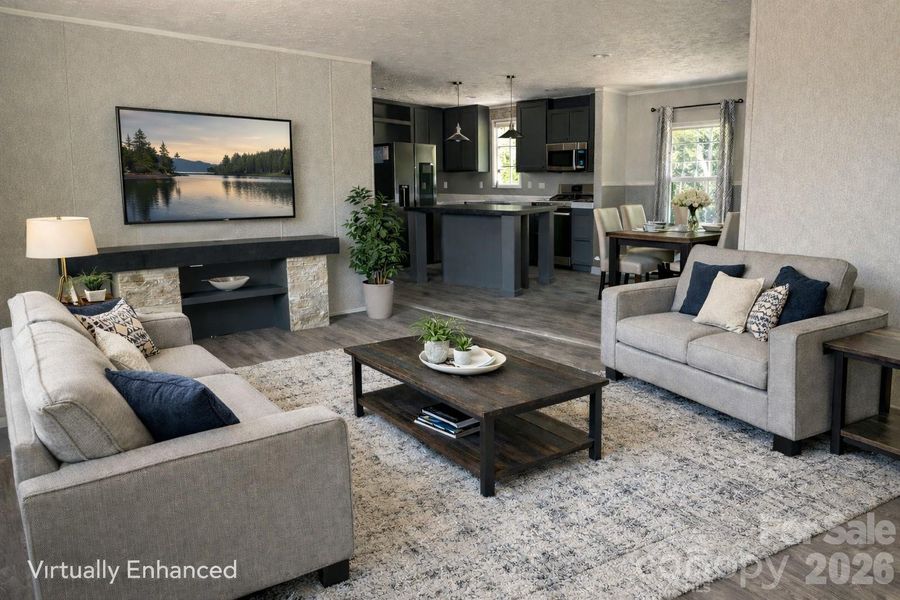 Furnished interior view inside a new home in , Morganton (Image 3).