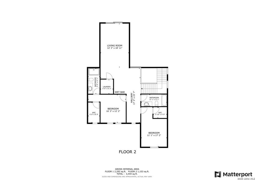 2D floor plan layout of this home in , Leander, TX (Image 5).