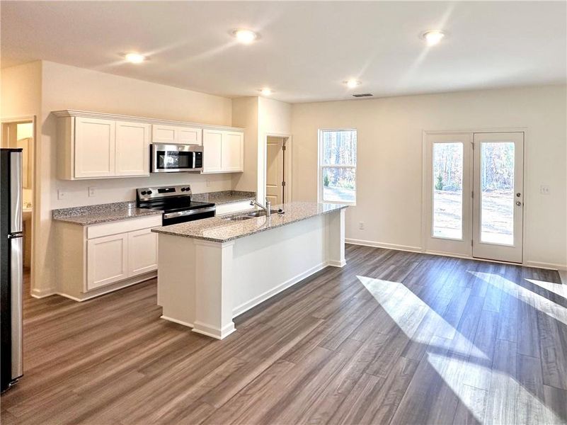 Furnished interior view inside a new home in Mt. Tabor Ridge, Dallas (Image 6).