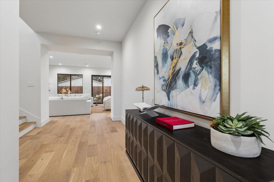 A welcoming entrance that sets the tone for the home.