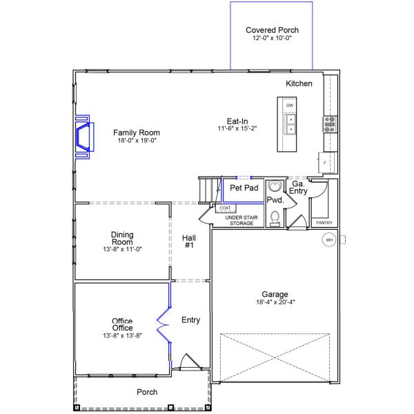 2D floor plan layout of this home in Ellington, Elgin, SC (Image 2). 2D floor plan layout of this home in Ellington, Elgin, SC (Image 2).