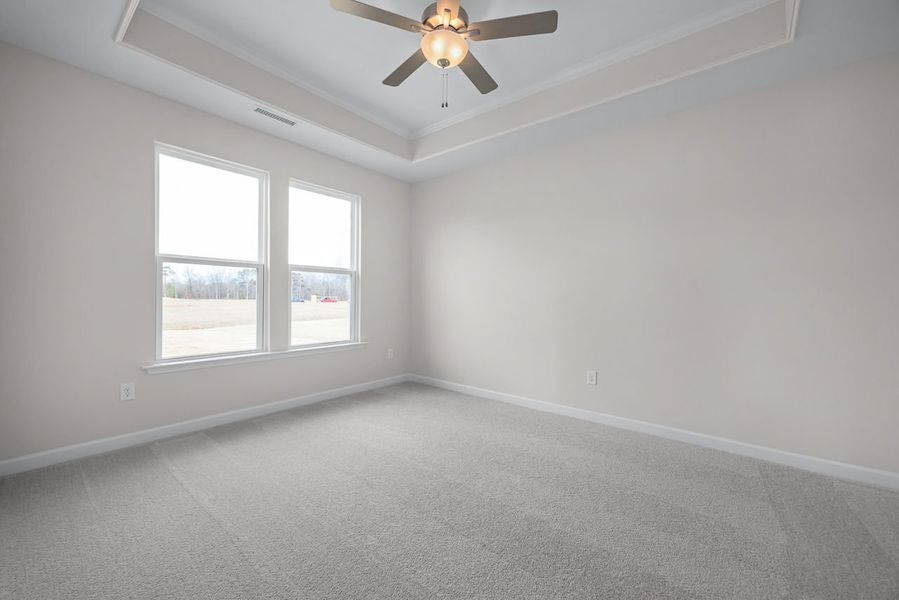 Representative unfurnished interior of a home built from the The Franklin C by Davidson Homes LLC in Retreat at North Main, Lillington (Image 25).