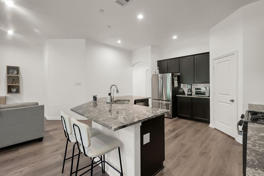Furnished interior view inside a new home in Lexington Heights, Willis (Image 14).