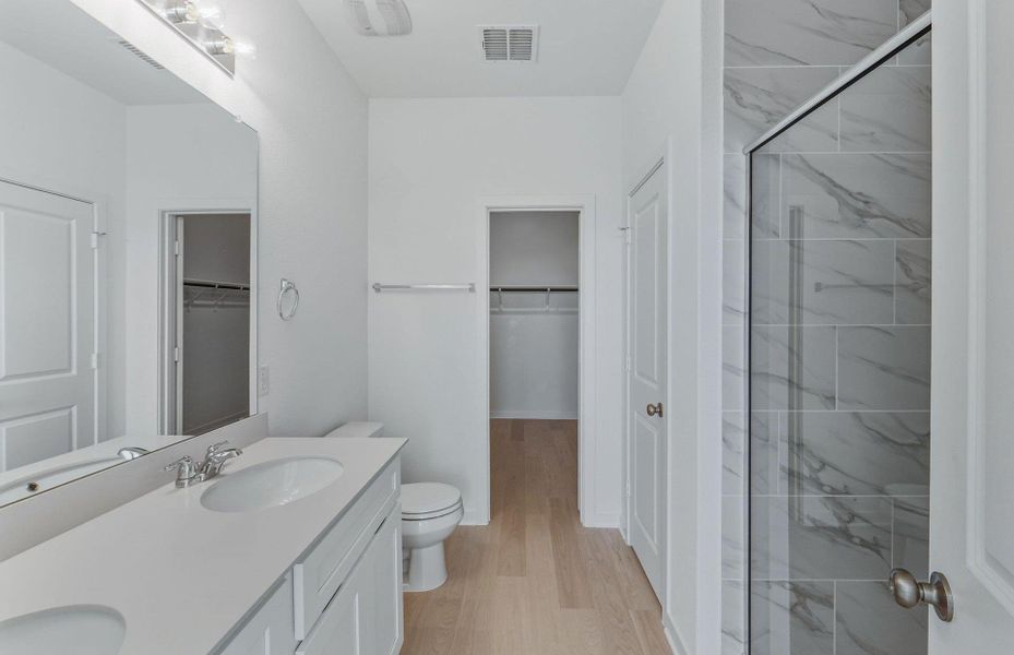 Furnished interior view inside a new home in Sunfield, Buda (Image 8). Furnished interior view inside a new home in Sunfield, Buda (Image 8).