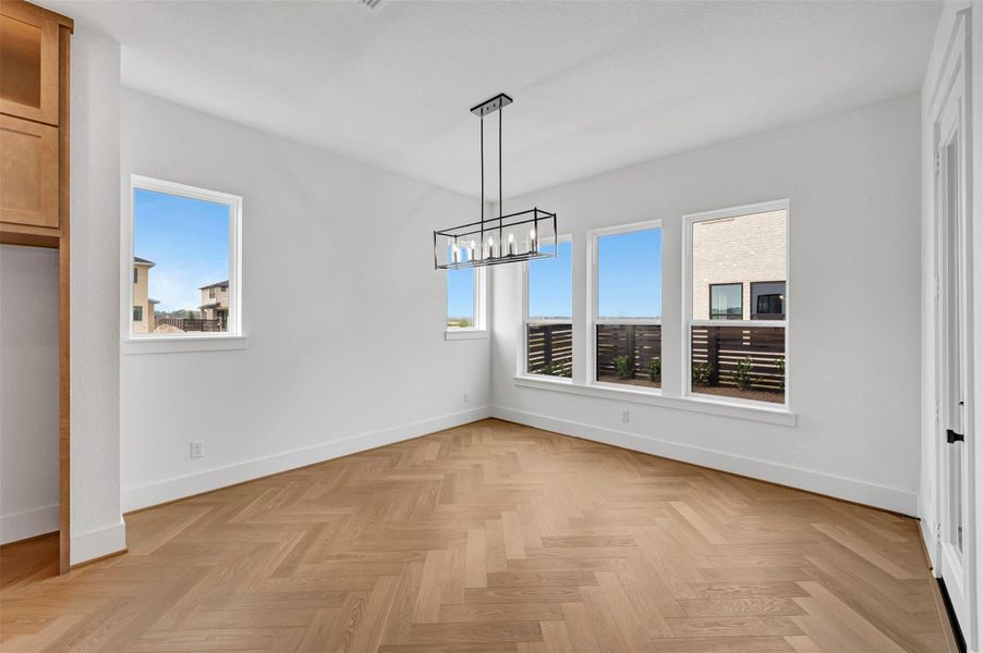 Spacious, unfurnished interior of a new home in Easthaven at Bridgeland Central - Horizon Collection, Cypress (Image 14).