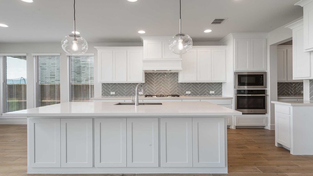Furnished interior view inside a new home in Devonshire - Reserve 60', Forney (Image 11).
