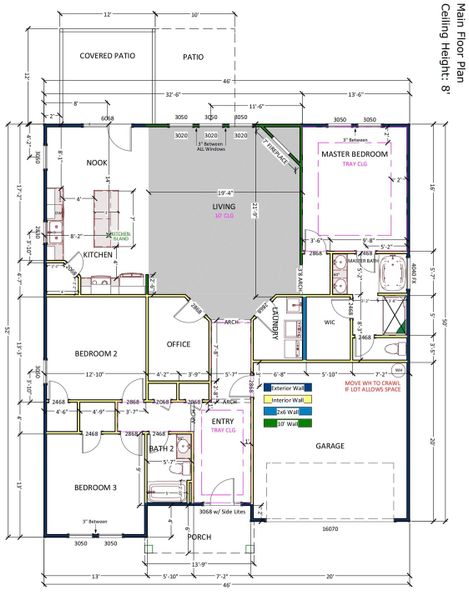 2D floor plan layout of this home in Bent Tree, Gaffney, SC (Image 4). 2D floor plan layout of this home in Bent Tree, Gaffney, SC (Image 4).