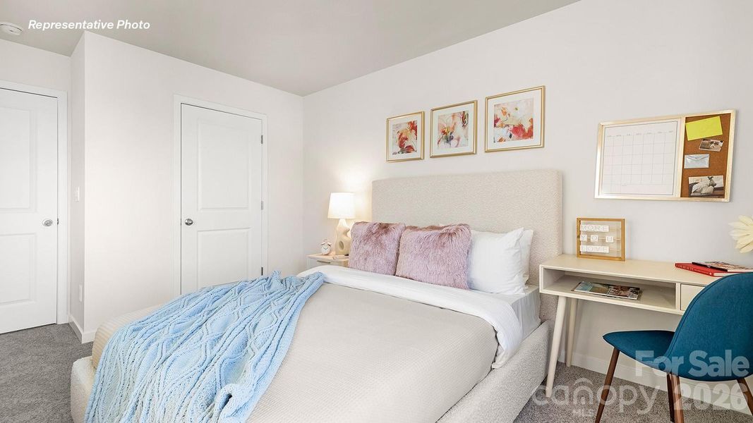 Furnished interior view inside a new home in Cardinal Creek, Charlotte (Image 20).