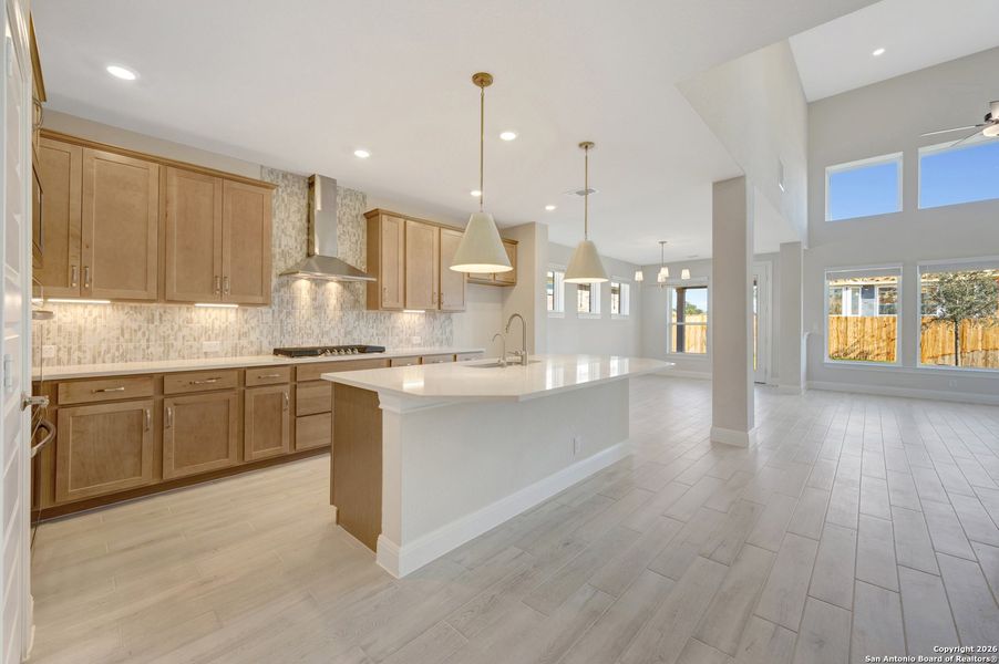 Furnished interior view inside a new home in Davis Ranch 50', San Antonio (Image 12).