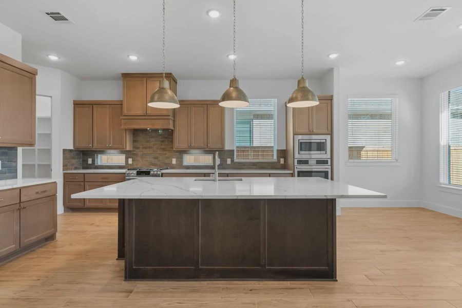 Representative furnished interior of a home built from the Rivercrest by Chesmar Homes in Fulshear Lakes, Fulshear (Image 46).